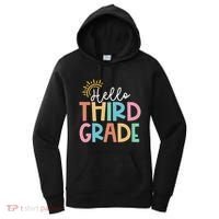 Hello Third Grade Team 3rd Grade Back To School Teacher Women's Hoodie thumb 0