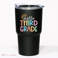 Hello Third Grade Team 3rd Grade Back To School Teacher Tumbler thumb 0