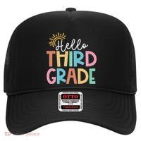 Hello Third Grade Team 3rd Grade Back To School Teacher Hat thumb 0