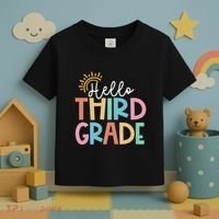 Hello Third Grade Team 3rd Grade Back To School Teacher Toddler T-Shirt thumb 3