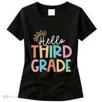Hello Third Grade Team 3rd Grade Back To School Teacher Women's T-Shirt thumb 0