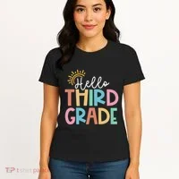 Hello Third Grade Team 3rd Grade Back To School Teacher Women's T-Shirt thumb 4