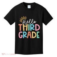 Hello Third Grade Team 3rd Grade Back To School Teacher Kids T-Shirt thumb 0