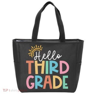 Hello Third Grade Team 3rd Grade Back To School Teacher Tote Bag