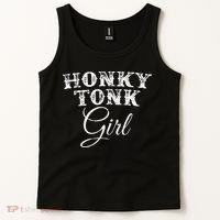 Honky Tonk Girl The Original Country Music Tank Top thumb 2