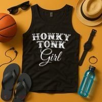 Honky Tonk Girl The Original Country Music Tank Top thumb 4