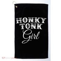 Honky Tonk Girl The Original Country Music Golf Towel thumb 0