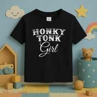 Honky Tonk Girl The Original Country Music Toddler T-Shirt thumb 3