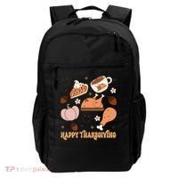 Happy Thanksgiving Groovy Family Thanksgiving Matching Outfits Backpack thumb 0