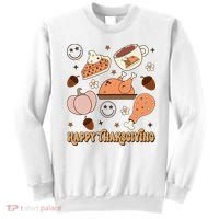 Happy Thanksgiving Groovy Family Thanksgiving Matching Outfits Sweatshirt thumb 0