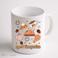 Happy Thanksgiving Groovy Family Thanksgiving Matching Outfits Coffee Mug thumb 1