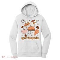 Happy Thanksgiving Groovy Family Thanksgiving Matching Outfits Women's Hoodie thumb 0