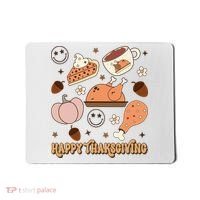 Happy Thanksgiving Groovy Family Thanksgiving Matching Outfits Mousepad thumb 0