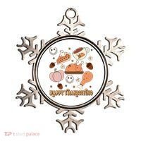 Happy Thanksgiving Groovy Family Thanksgiving Matching Outfits Ornament thumb 0
