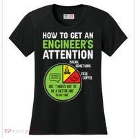 How To Get An Engineer's Attention  Women's Cooling Performance Crew T-Shirt thumb 0