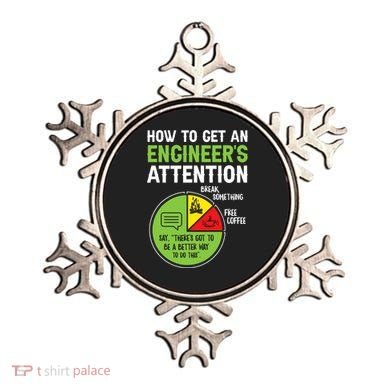 How To Get An Engineer's Attention  Ornament