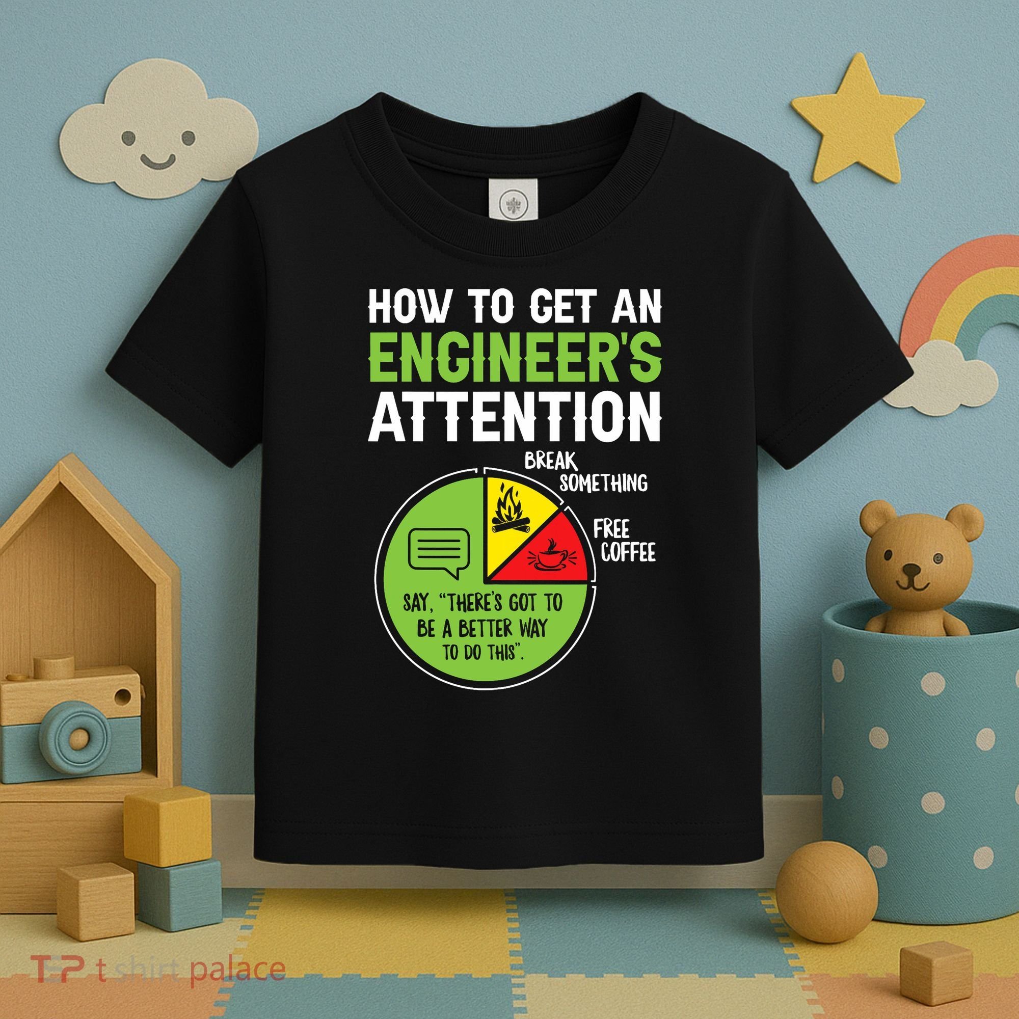 How To Get An Engineer's Attention  Toddler T-Shirt