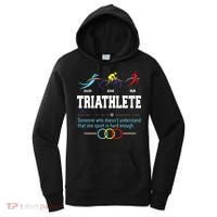 Humorous Triathlon Gift Sports Cycling Running Women's Hoodie thumb 0