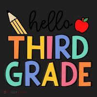 Hello Third Grade Team 3rd Grade Back To School Teacher Women's Sweatshirt thumb 2