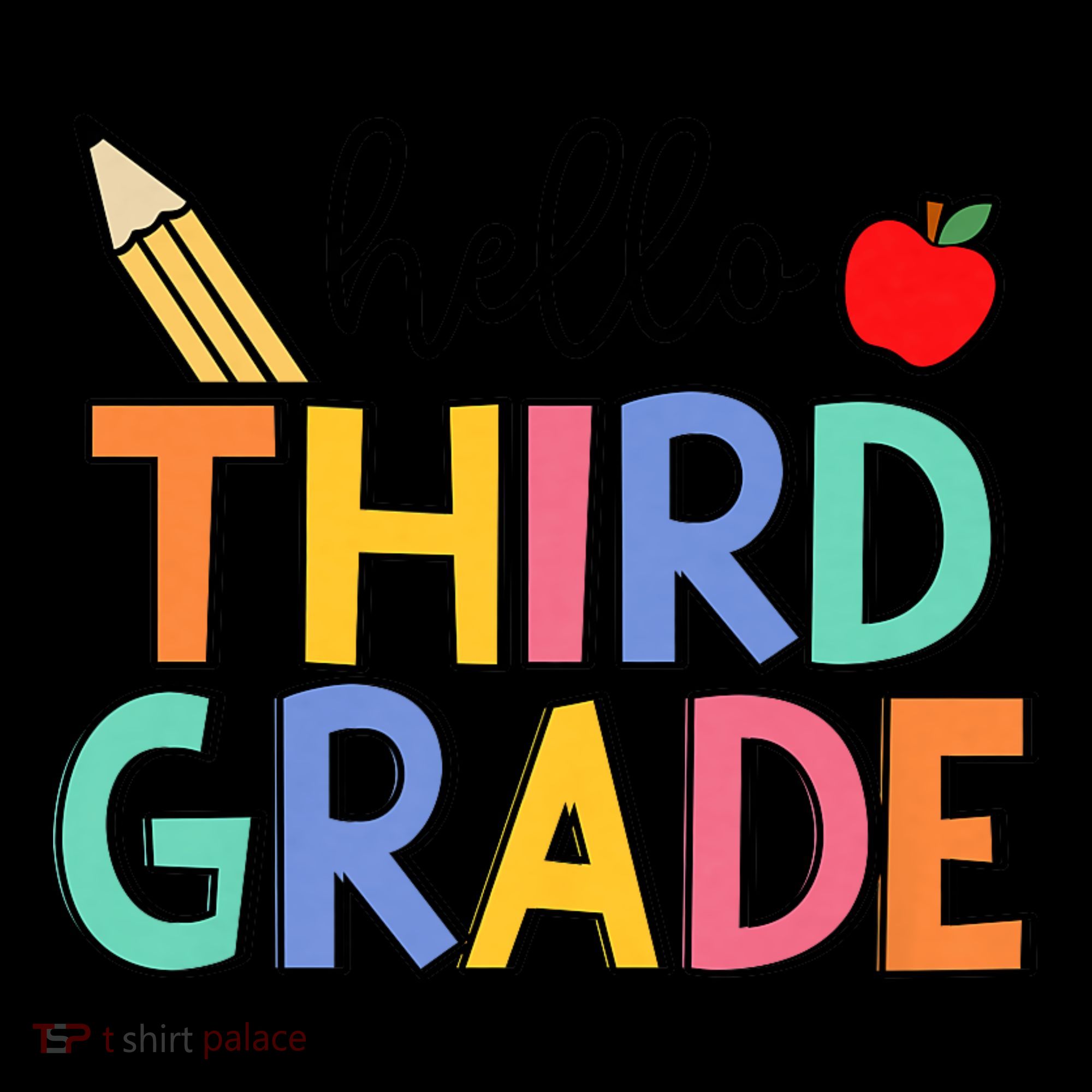 Hello Third Grade Team 3rd Grade Back To School Teacher Coaster