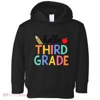Hello Third Grade Team 3rd Grade Back To School Teacher Toddler Hoodie thumb 0