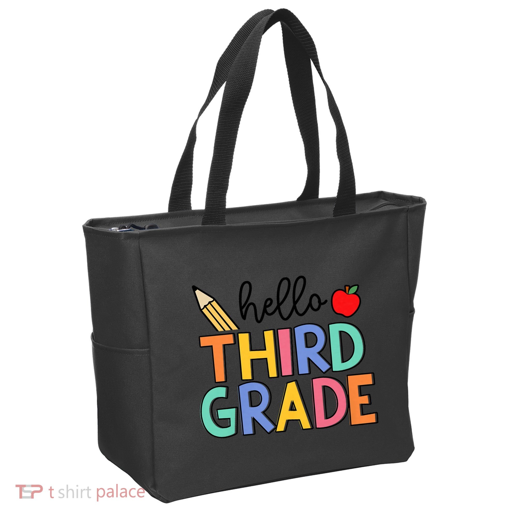 Hello Third Grade Team 3rd Grade Back To School Teacher Tote Bag