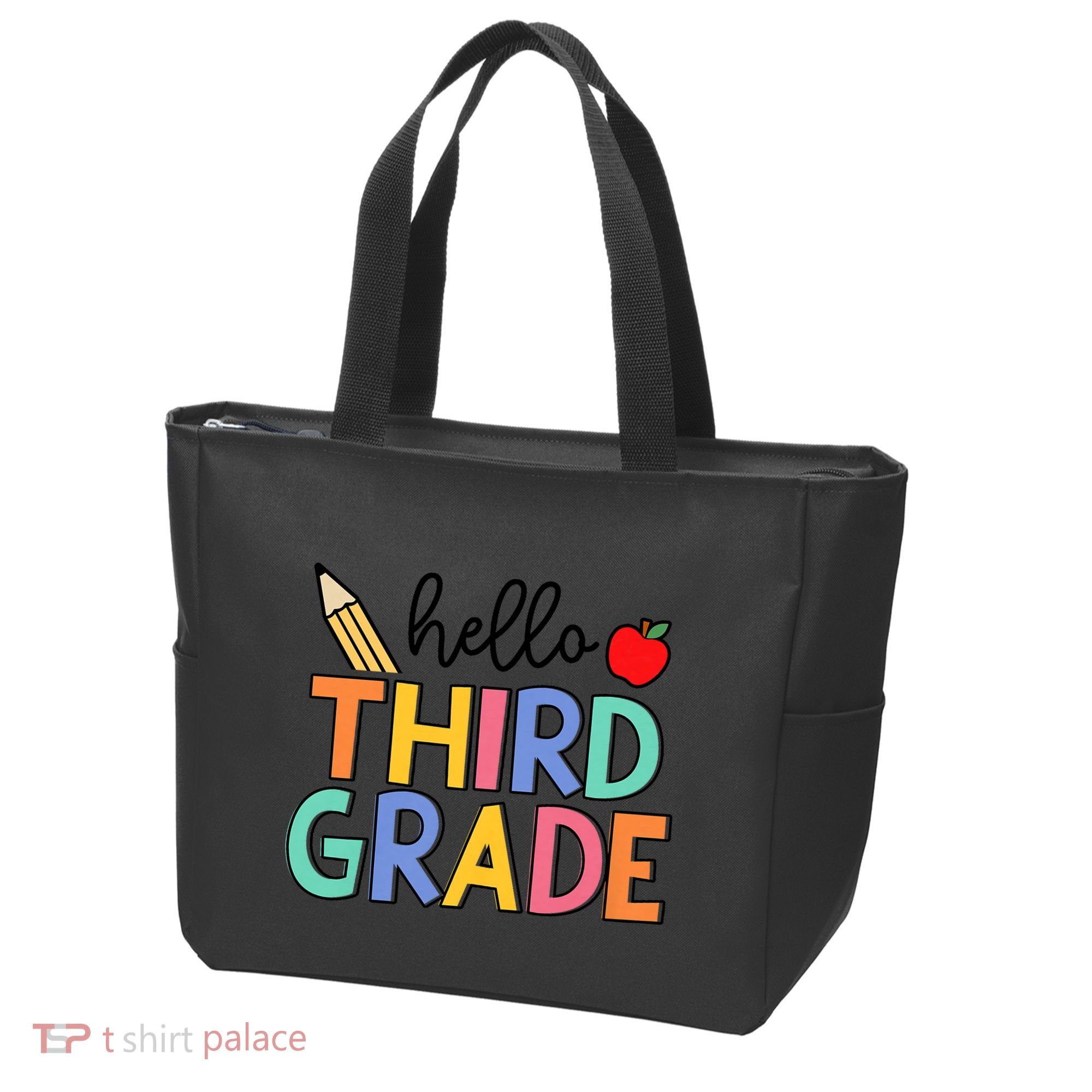Hello Third Grade Team 3rd Grade Back To School Teacher Tote Bag