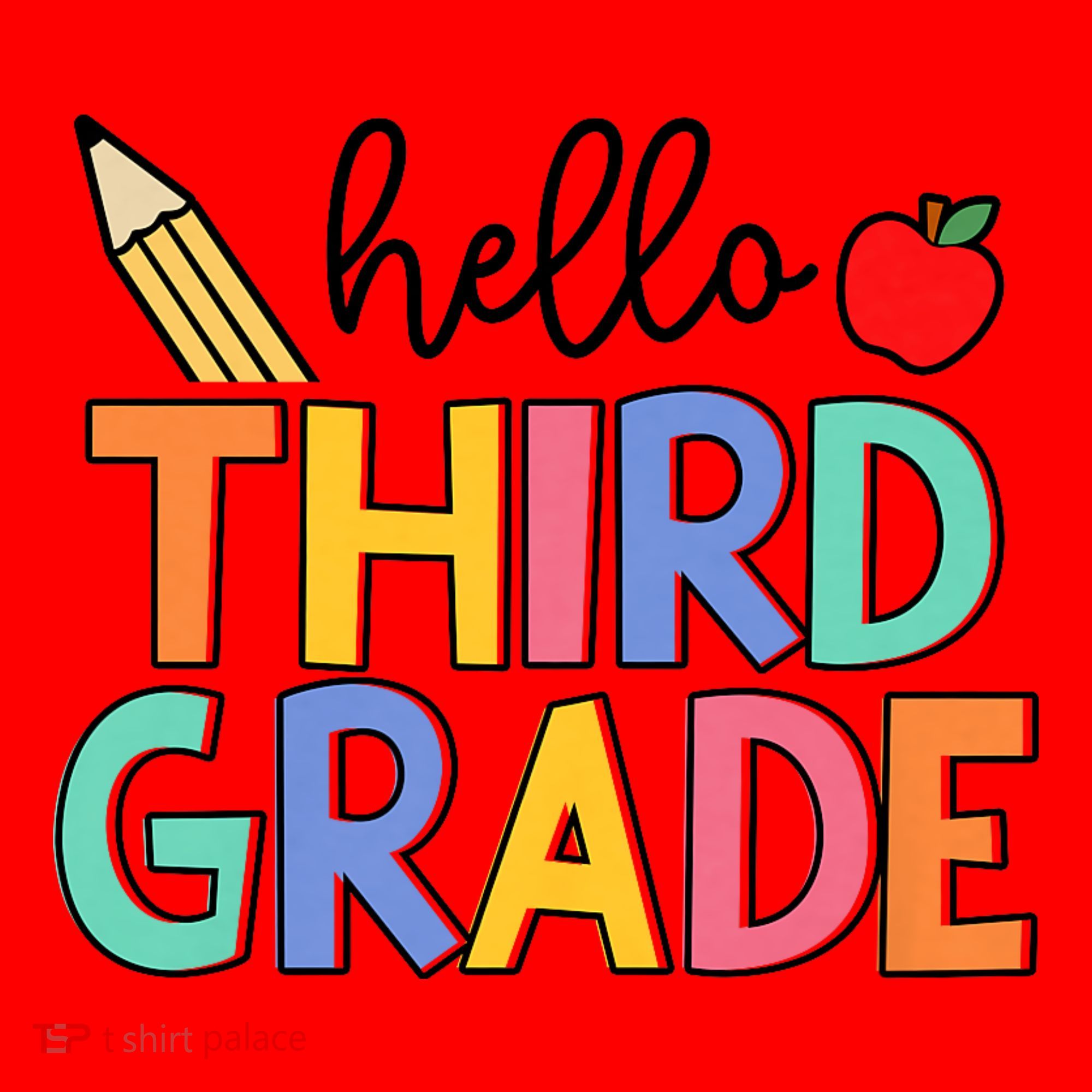 Hello Third Grade Team 3rd Grade Back To School Teacher Santa Hat