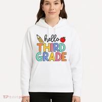 Hello Third Grade Team 3rd Grade Back To School Teacher Hoodie thumb 5