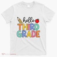 Hello Third Grade Team 3rd Grade Back To School Teacher T-Shirt thumb 0