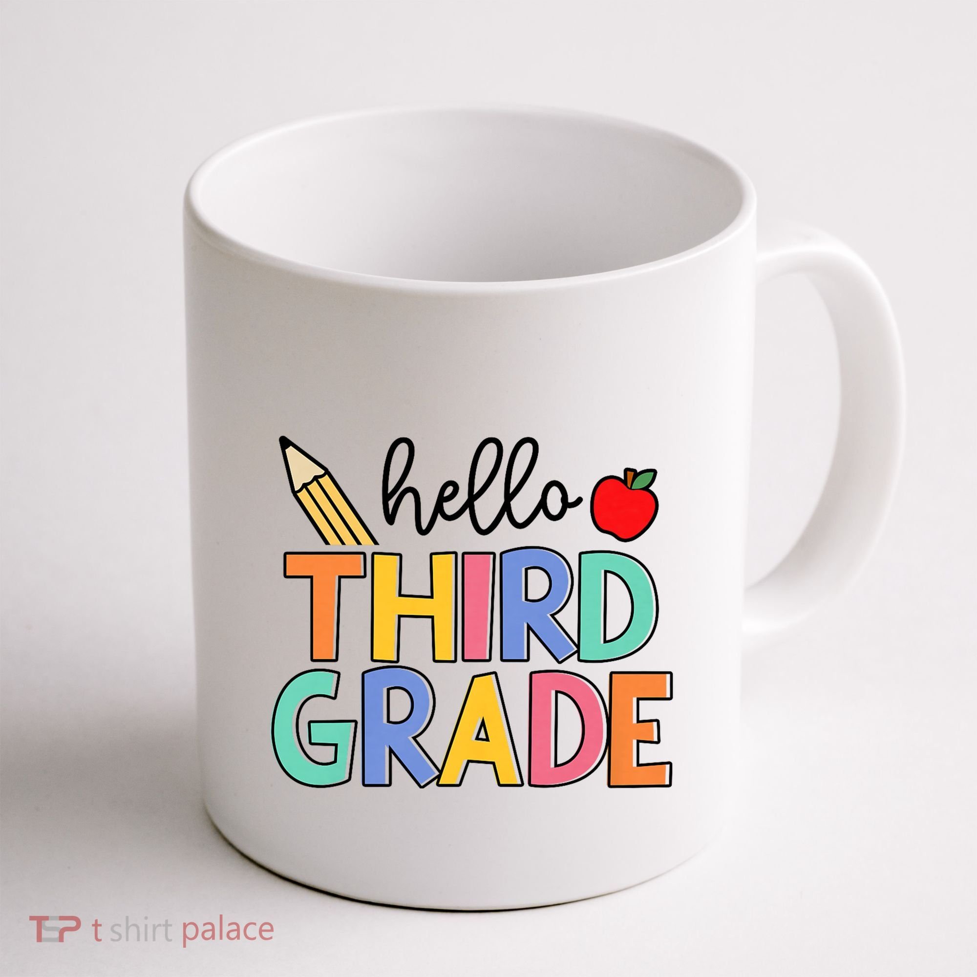 Hello Third Grade Team 3rd Grade Back To School Teacher Coffee Mug