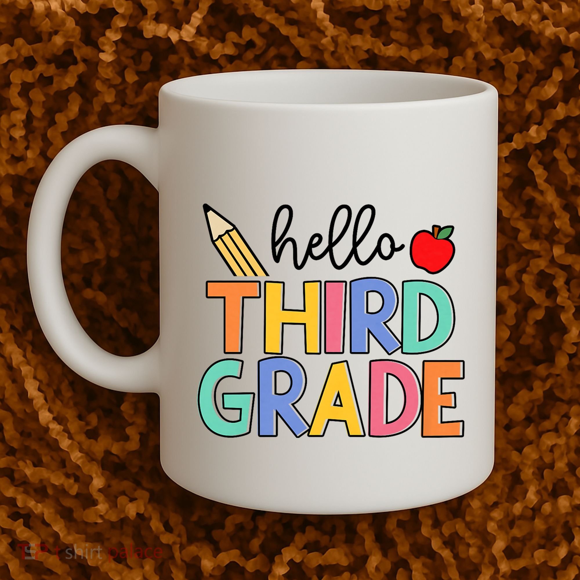 Hello Third Grade Team 3rd Grade Back To School Teacher Coffee Mug