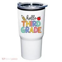 Hello Third Grade Team 3rd Grade Back To School Teacher Tumbler thumb 0