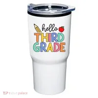 Hello Third Grade Team 3rd Grade Back To School Teacher Tumbler thumb 0