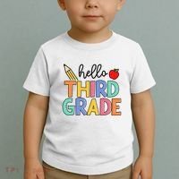 Hello Third Grade Team 3rd Grade Back To School Teacher Toddler T-Shirt thumb 2
