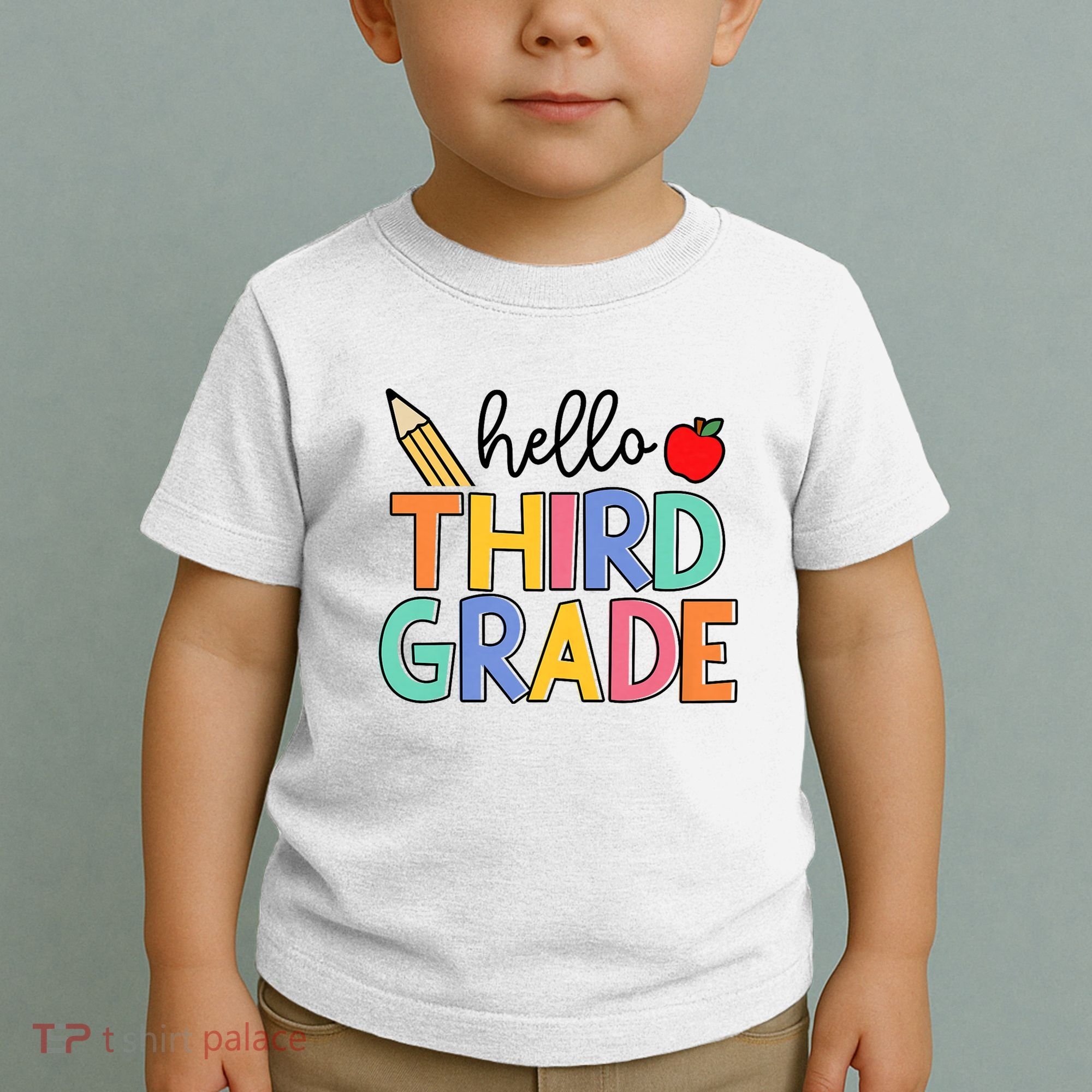 Hello Third Grade Team 3rd Grade Back To School Teacher Toddler T-Shirt