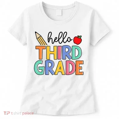 Hello Third Grade Team 3rd Grade Back To School Teacher Women's T-Shirt