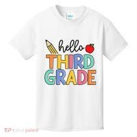 Hello Third Grade Team 3rd Grade Back To School Teacher Kids T-Shirt thumb 0