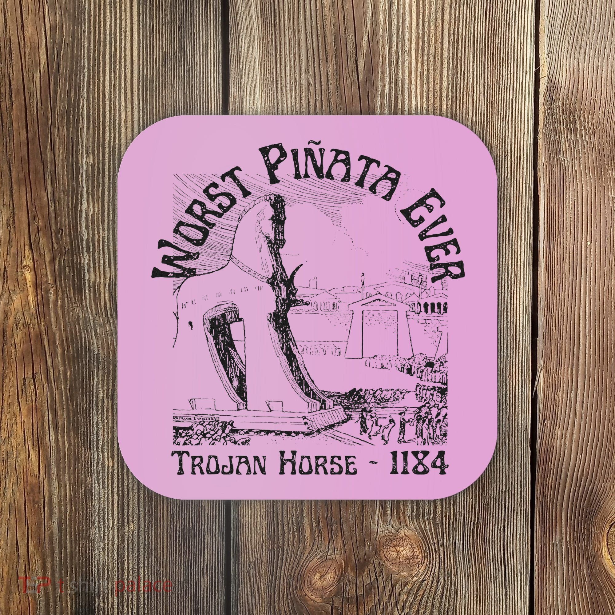 History Teacher Greek Mythology, History Lover Trojan Horse Coaster
