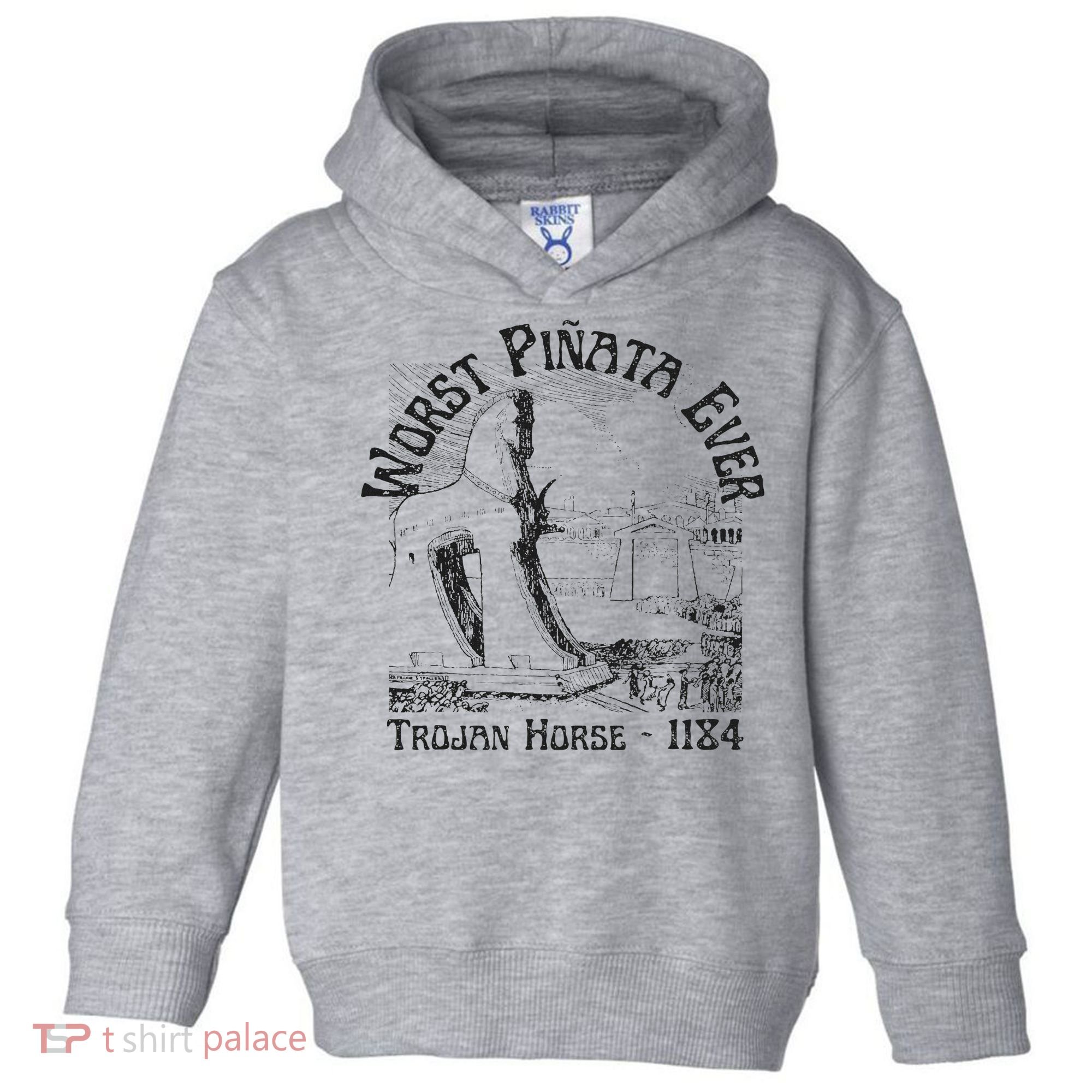 History Teacher Greek Mythology, History Lover Trojan Horse Toddler Hoodie