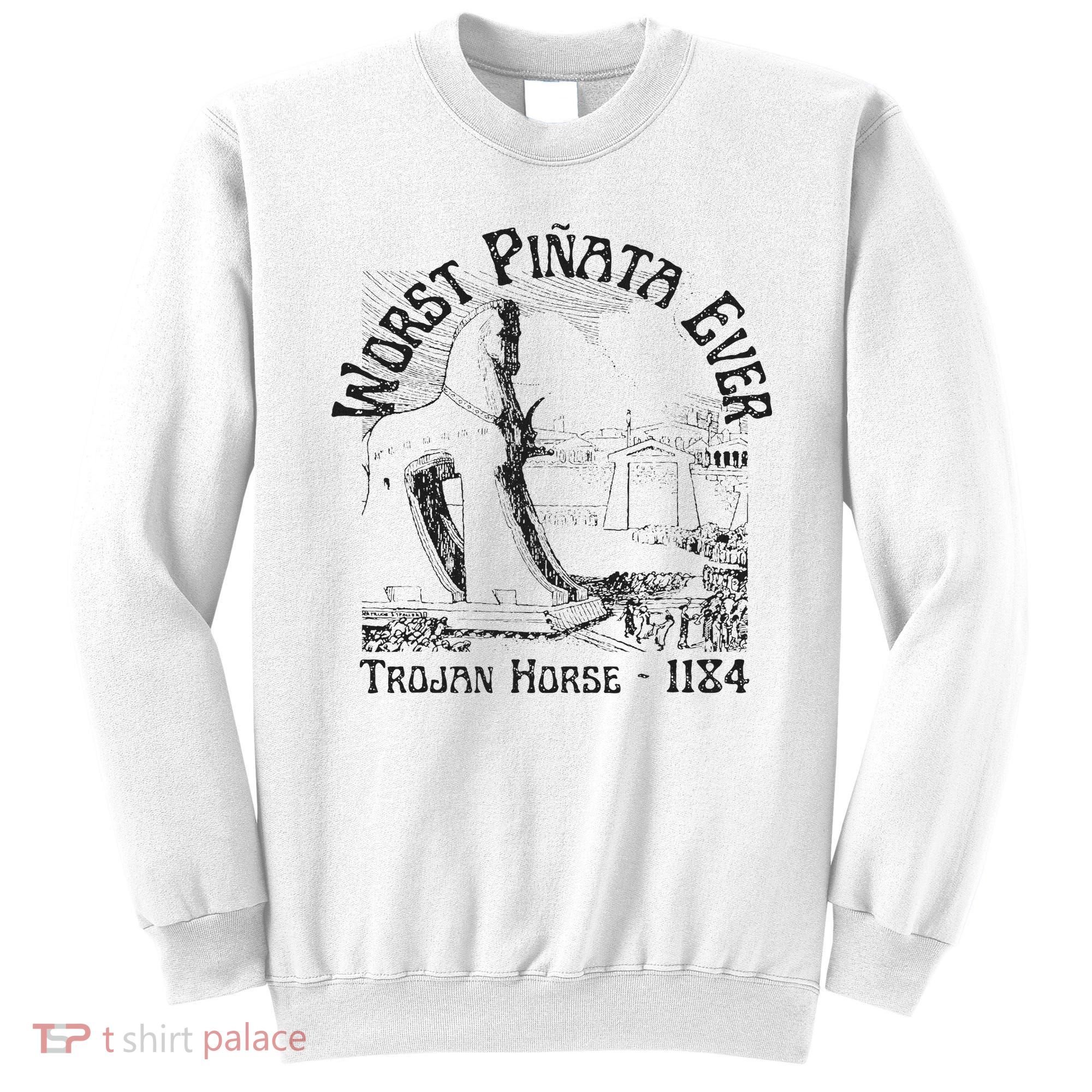 History Teacher Greek Mythology, History Lover Trojan Horse Sweatshirt
