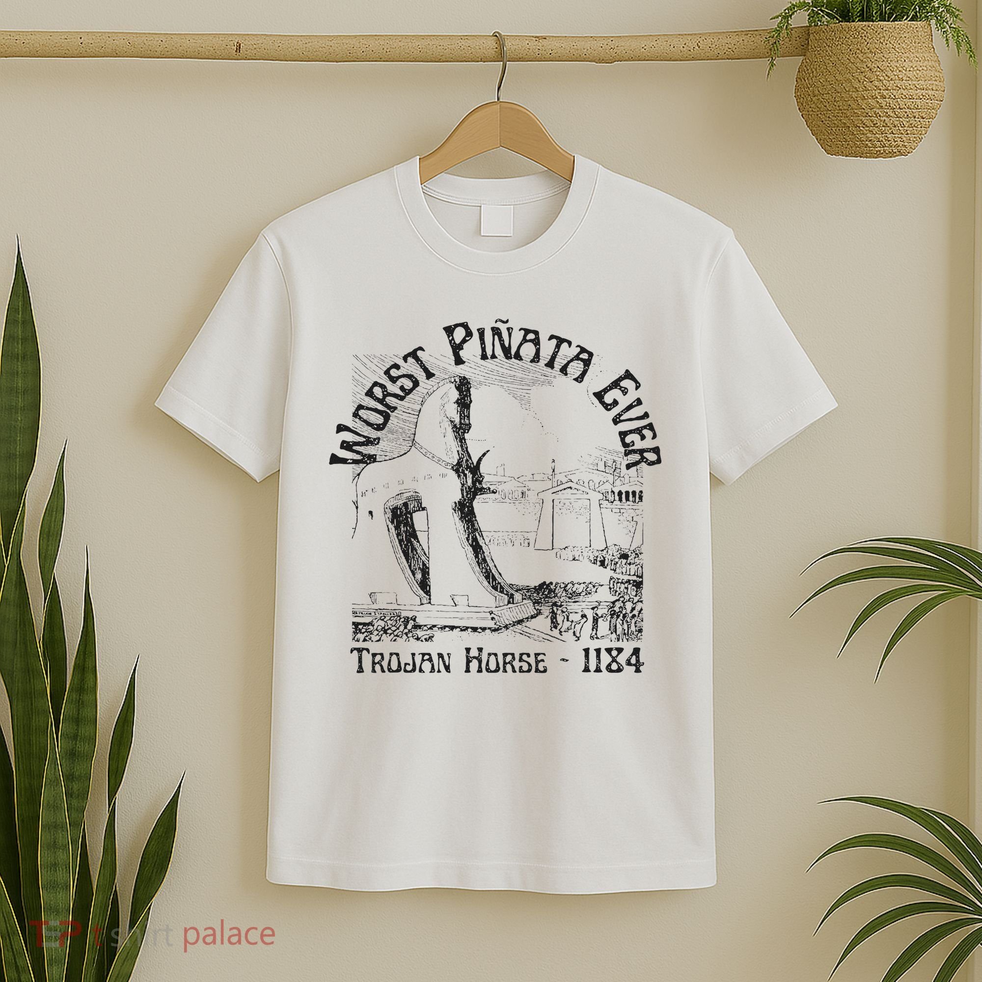 History Teacher Greek Mythology, History Lover Trojan Horse T-Shirt