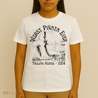 History Teacher Greek Mythology, History Lover Trojan Horse T-Shirt thumb 4