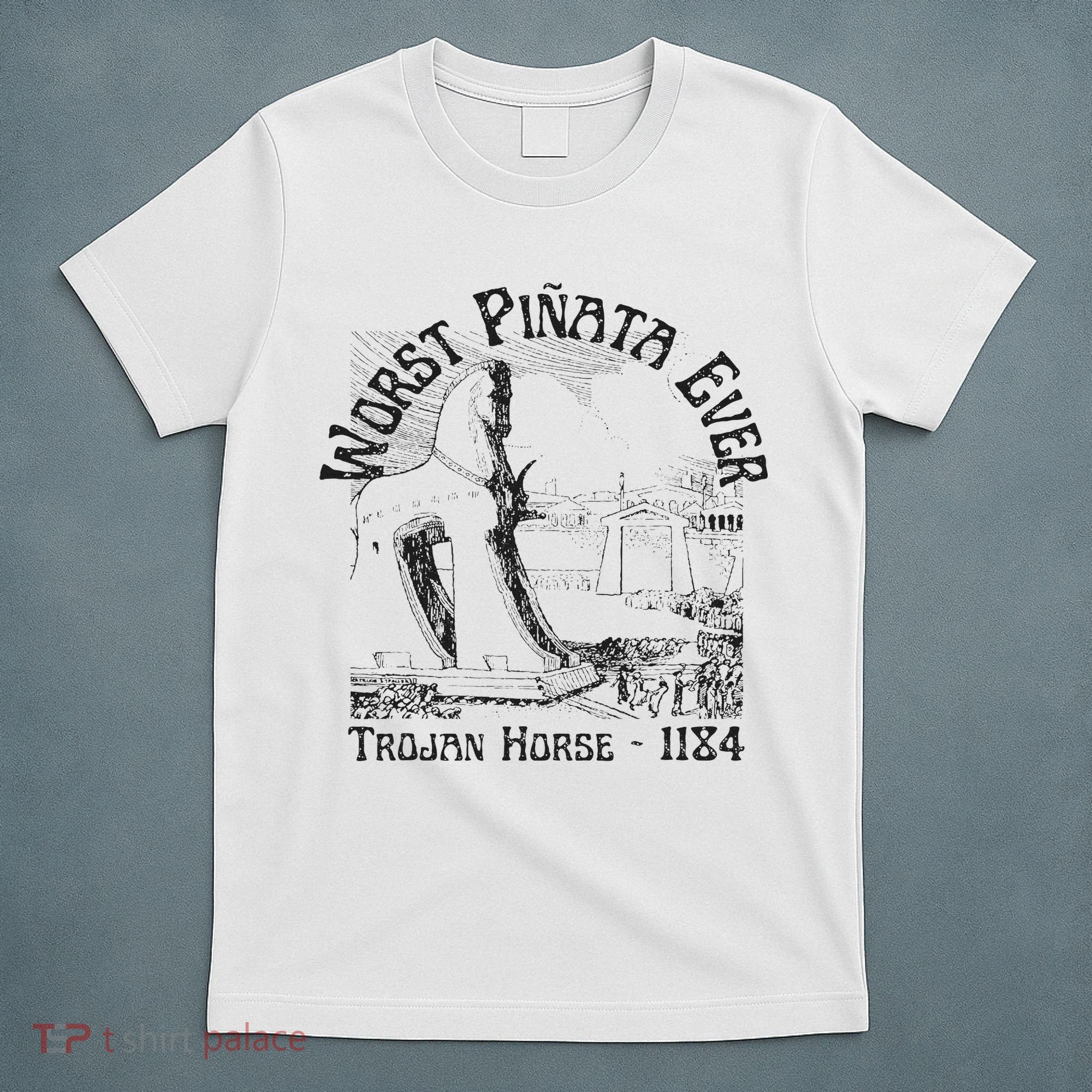History Teacher Greek Mythology, History Lover Trojan Horse T-Shirt