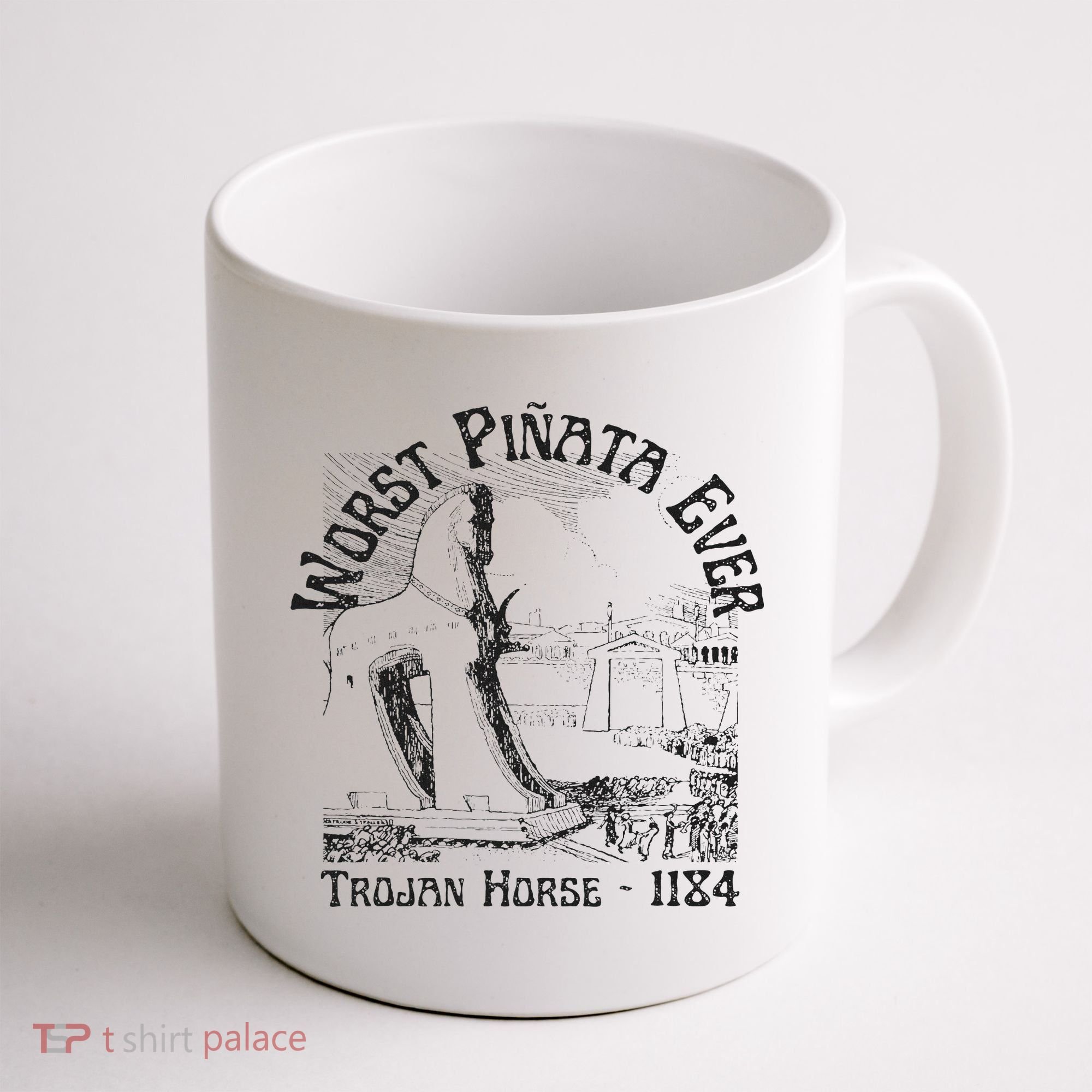 History Teacher Greek Mythology, History Lover Trojan Horse Coffee Mug