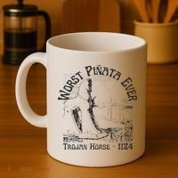 History Teacher Greek Mythology, History Lover Trojan Horse Coffee Mug thumb 4