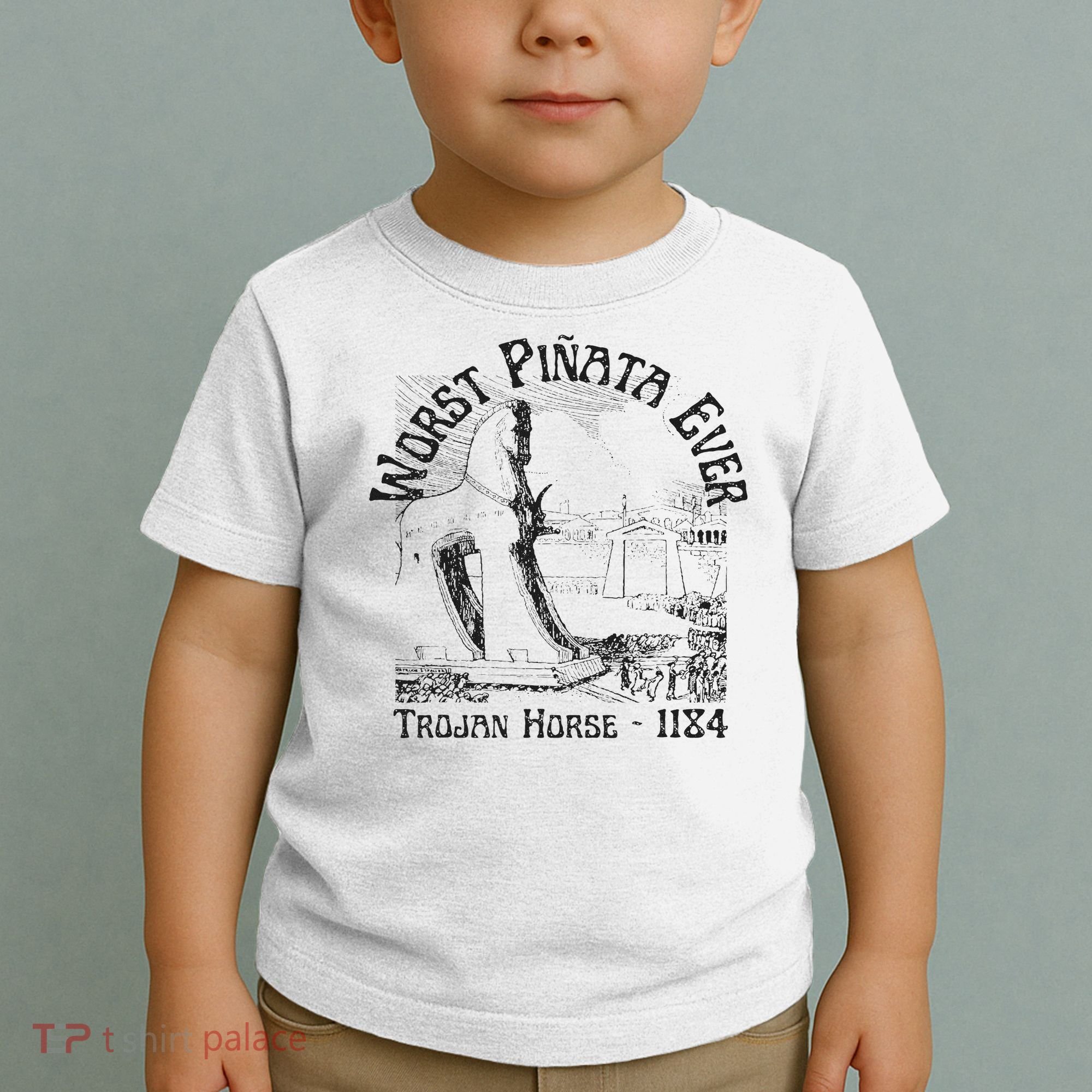 History Teacher Greek Mythology, History Lover Trojan Horse Toddler T-Shirt