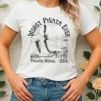 History Teacher Greek Mythology, History Lover Trojan Horse Women's T-Shirt thumb 2