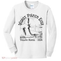 History Teacher Greek Mythology, History Lover Trojan Horse Kids Long Sleeve Shirt thumb 0