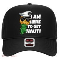 Here To Get Nauti Cruise Boat Upside Down Pineapple Swinger Hat thumb 0